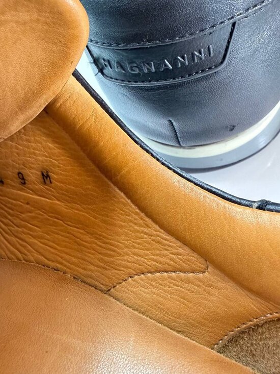 Magnanni Leather Sneakers – Made in Spain – Size US 9 - Picture 11 of 12